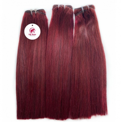 Red hair bundles for sew in - 100% human hair